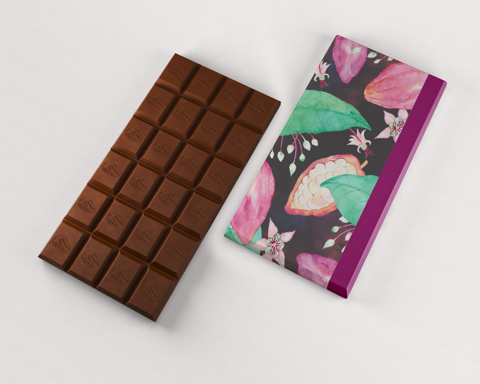 Packaging tablette chocolat