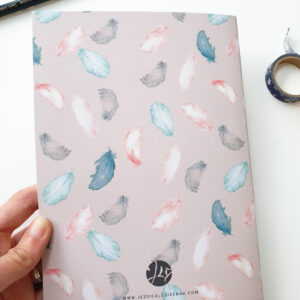 Arrière carnet plume