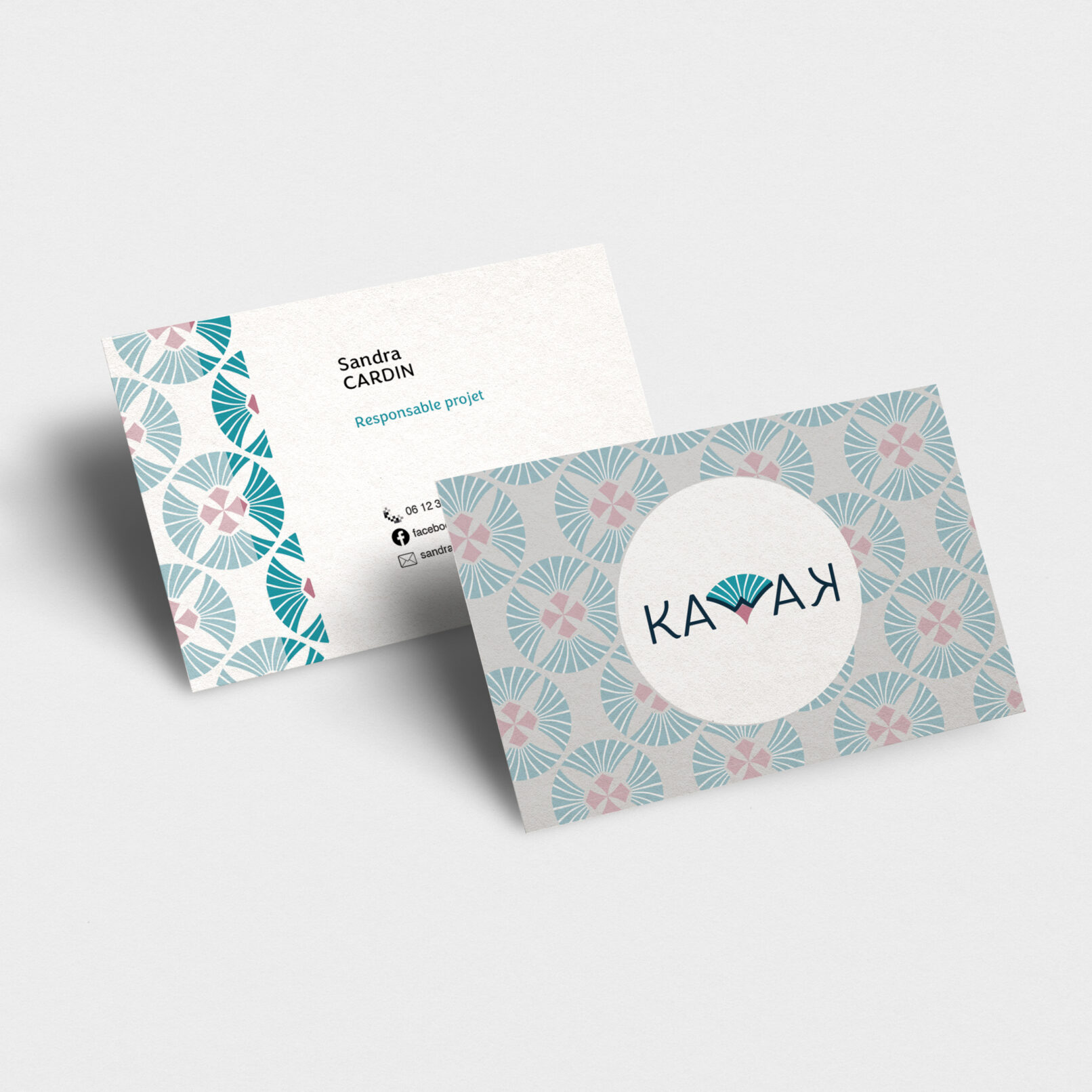 Mock up identité visuelle Kawak