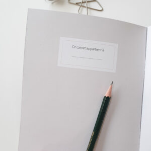 Intérieur carnet à dessin fougères