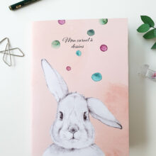 Carnet à dessin lapin