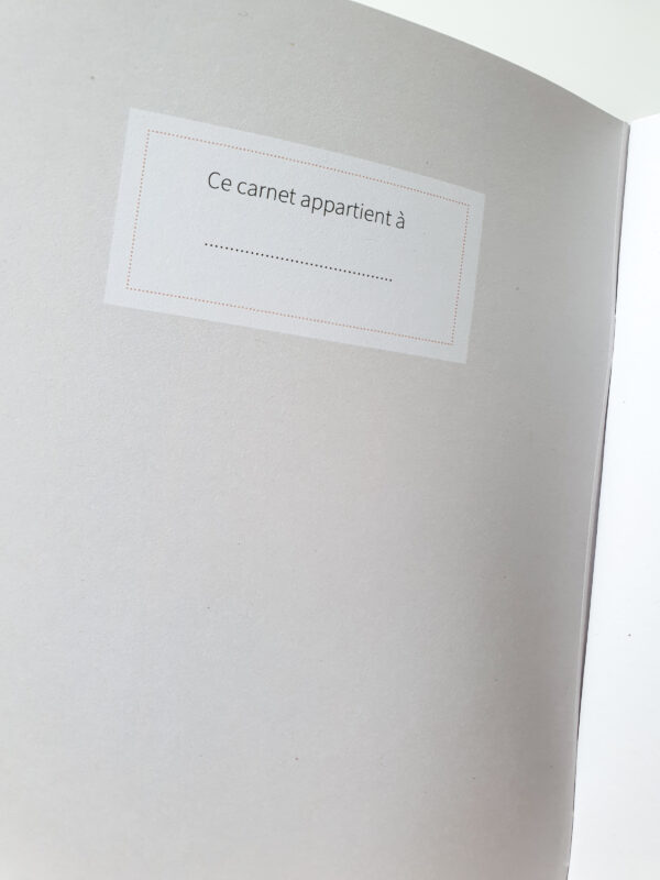 Intérieur carnet à dessin lapin