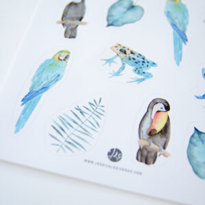 Stickers Amazonie Indigo