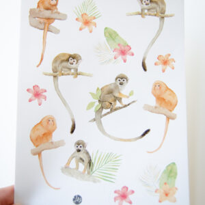 Stickers Amazonie primates