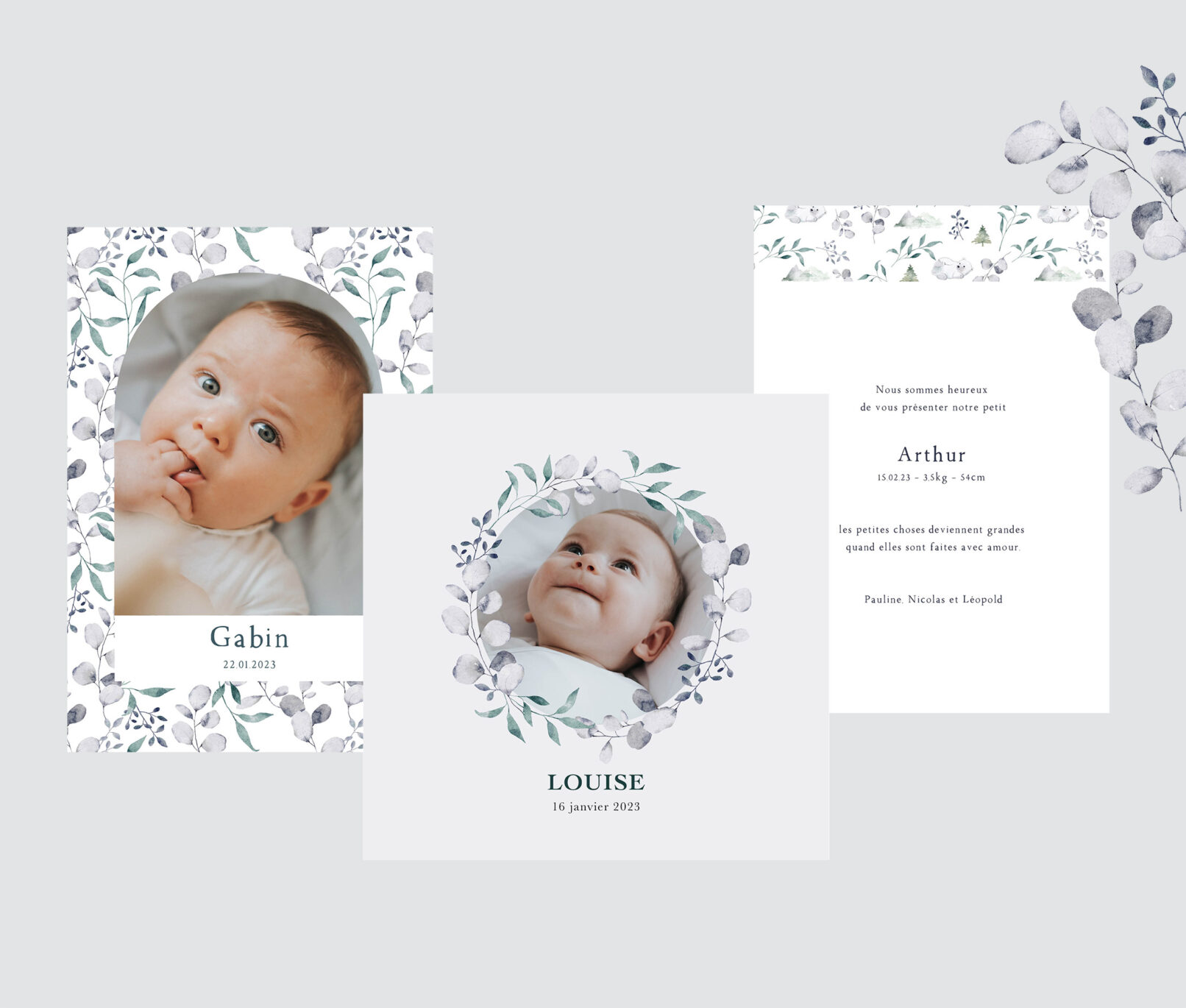 Collection faire-part de naissance