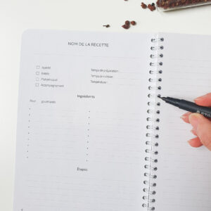 Carnet de recettes 50 fiches recettes