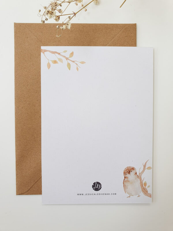 carte-petit-hibou Carte de félicitations de naissance Petit Hibou