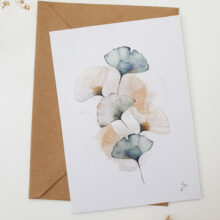 carte-ginkgo carte postale ginkgo