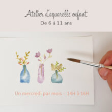 Visuel atelier aquarelle enfant Atelier d'aquarelle enfant